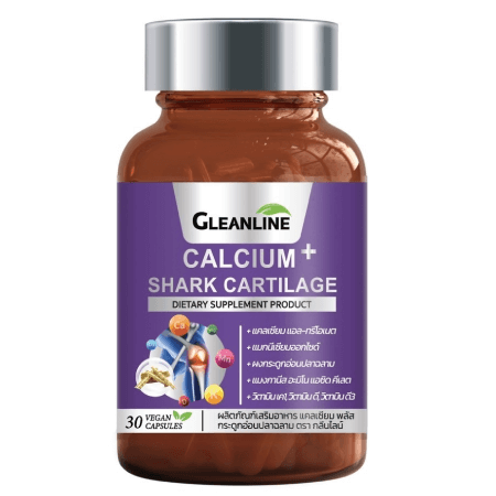 Gleanline,Gleanline Calcium+ Shark Cartilage,Calcium+ Shark Cartilage,แคลเซียมพลัส